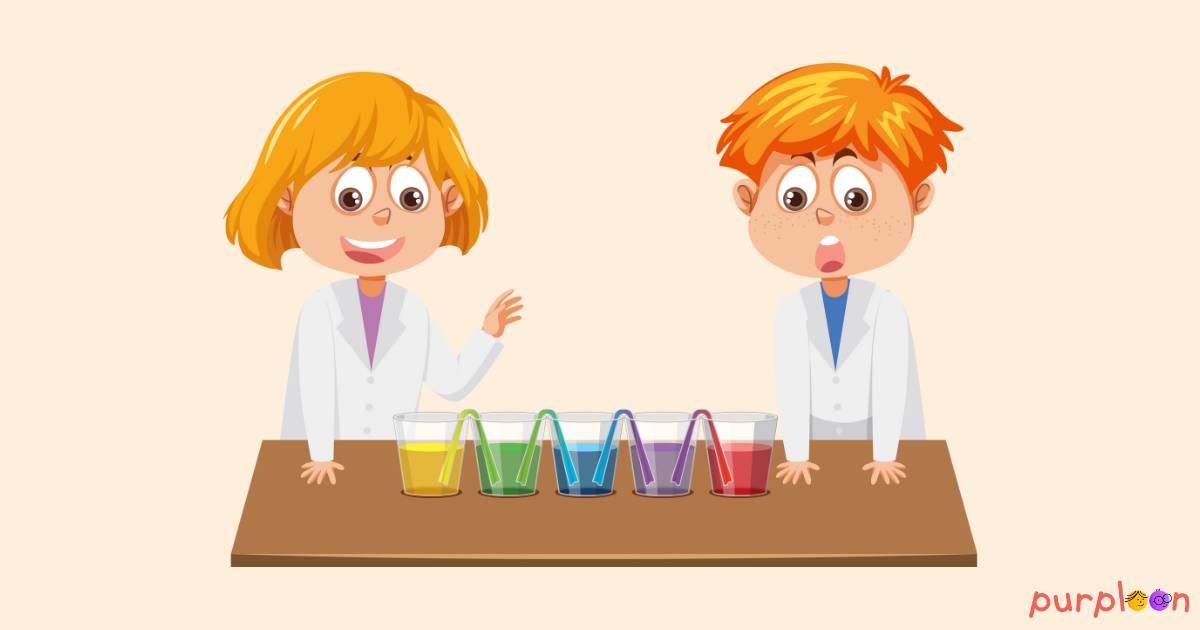 Rainbow Walking Water Experiment