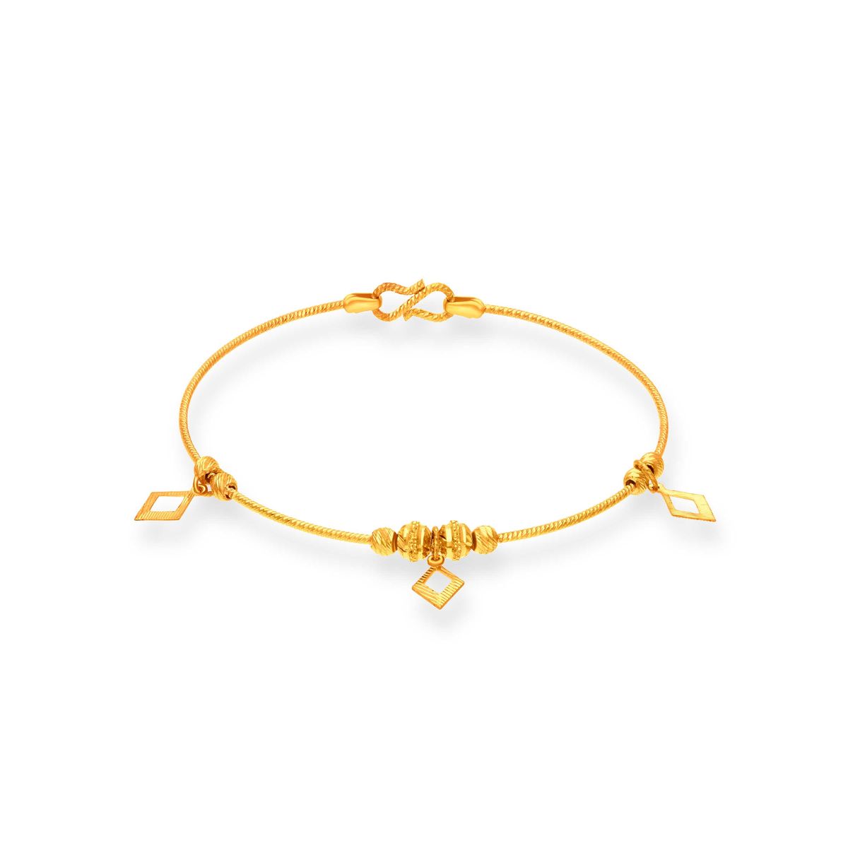 Simple Rajkot Design 22KT Gold Bangle