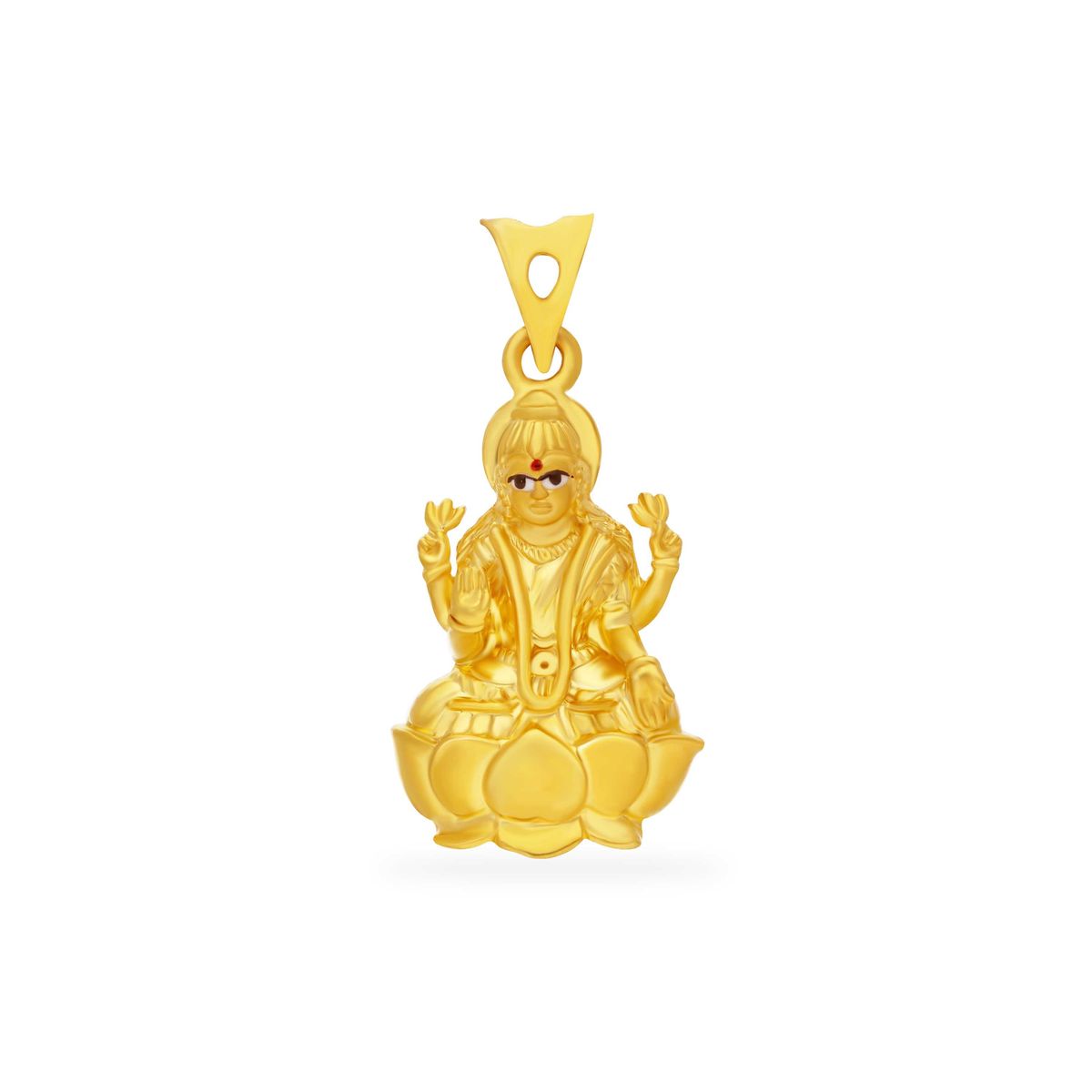 Elegant Lakshmi 22KT Gold Pendant Buy now at Bhima Gold Online